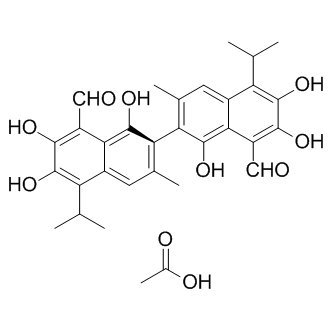 (S)-Gossypol acetic acid