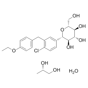 Dapagliflozin ((2S)-1,2-propanediol, hydrate)