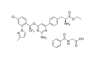 Telotristat etiprate (LX 1606 Hippurate)