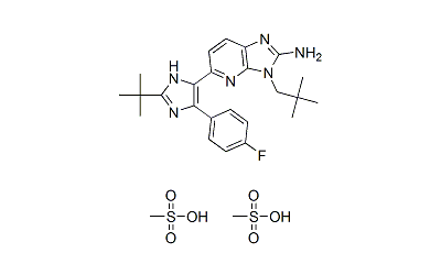 LY2228820 dimesylate (Ralimetinib dimesylate)