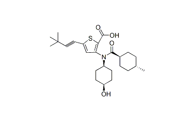 Cis-Lomibuvir (cis-VX-222)