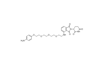 Pomalidomide-PEG4-Ph-NH2