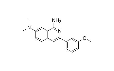 3-arylisoquinolinamine derivative