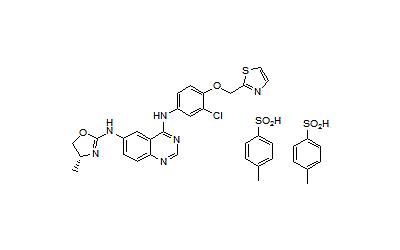 Varlitinib tosylate  (ASLAN001 tosylate, ARRY-334543 tosylate)