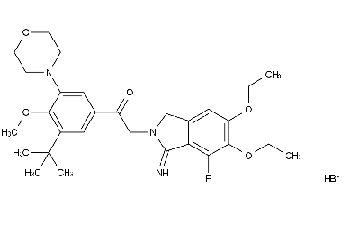 Atopaxar hydrobromide