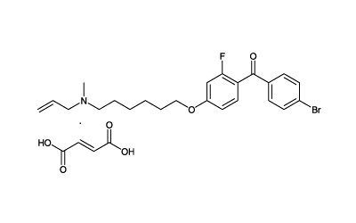 Ro 48-8071 fumarate
