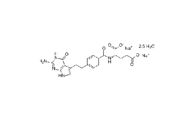Pemetrexed disodium hemipenta hydrate