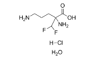 Eflornithine hydrochloride hydrate