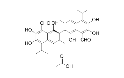 (S)-Gossypol acetic acid