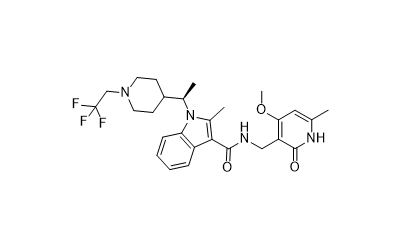 Lirametostat (CPI-1205)