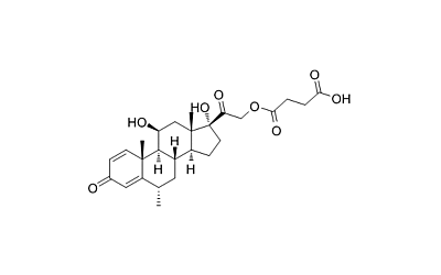 Methylprednisolone hemisuccinate