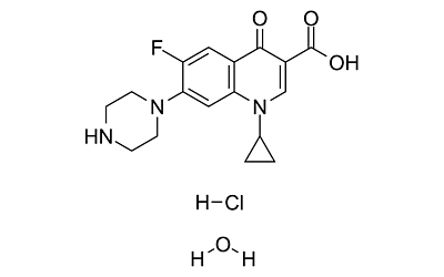 Ciprofloxacin hydrochloride hydrate