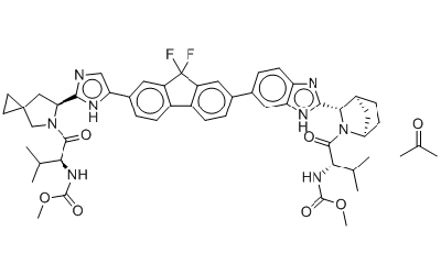 Ledipasvir acetone