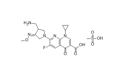 Gemifloxacin (mesylate)