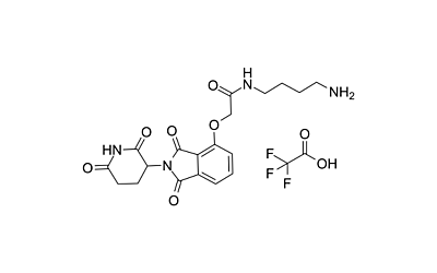 Thalidomide-O-amido-C4-NH2 (TFA)