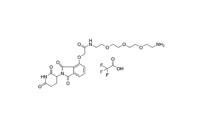 Thalidomide-O-amido-PEG3-C2-NH2 (TFA)