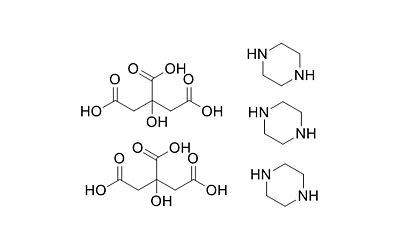 Piperazine citrate