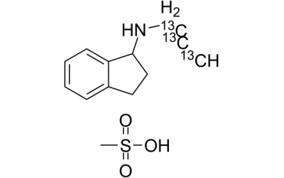 Rasagiline 13C3 mesylate racemic