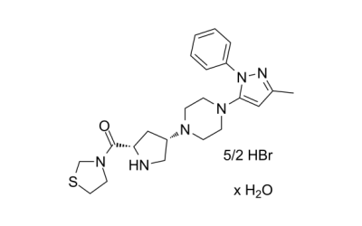 Teneligliptin hydrobromide hydrate