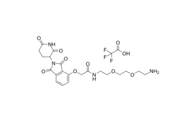 Thalidomide-O-amido-PEG2-C2-NH2 (TFA)