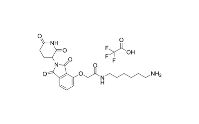 Thalidomide-O-amido-C6-NH2 (TFA)