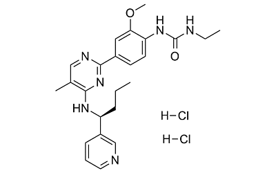 Lexibulin dihydrochloride