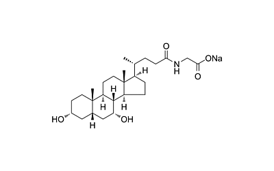Glycochenodeoxycholic acid sodium salt