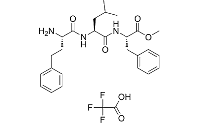 (S)-Methyl 2-((S)-2-((S)-2-amino-4-phenylbutanamido)-4-methylpentanamido)-3-phenylpropanoate 2,2,2-trifluoroacetate