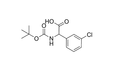[(tert-butoxycarbonyl)amino](3-chlorophenyl)acetic acid