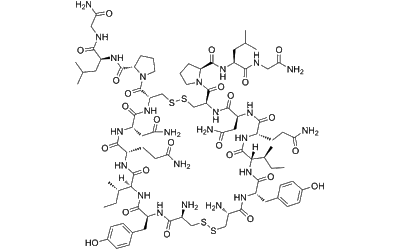 Oxytocin parallel dimer