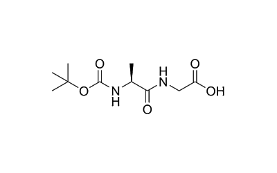 (S)-2-(2-((tert-Butoxycarbonyl)amino)propanamido)acetic acid