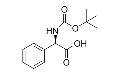 (αR)-α-[[(1,1-Dimethylethoxy)carbonyl]amino]benzeneacetic acid