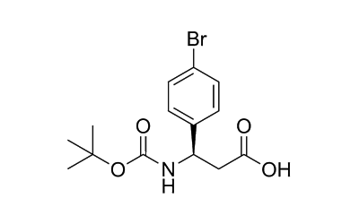 (R)-3-(4-Bromophenyl)-3-((tert-butoxycarbonyl)amino)propanoic acid