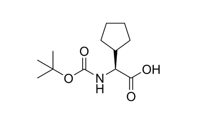 (S)-2-((tert-Butoxycarbonyl)amino)-2-cyclopentylacetic acid